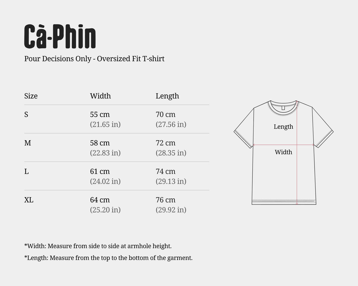 Pour Decisions Tee - Vietnamese coffee culture in UAE | Shop Tees for Women in UAE 