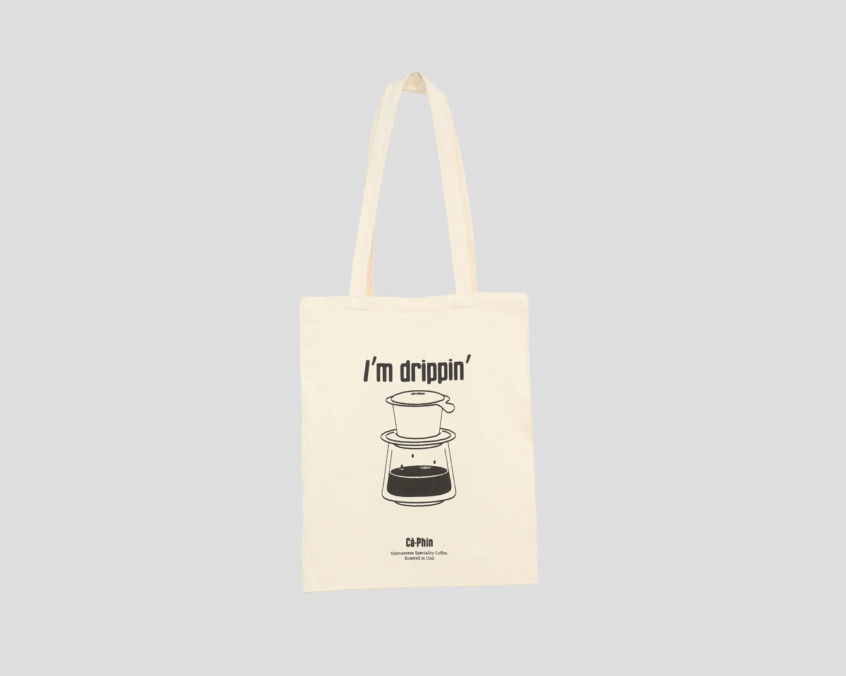 I'm Drippin' Tote -  Vietnamese coffee culture in UAE | Shop Tote Bags for Women in UAE 
