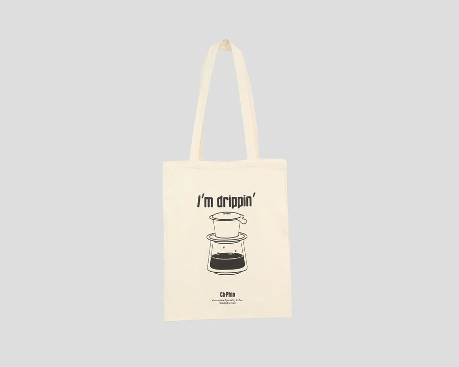 I'm Drippin' Tote -  Vietnamese coffee culture in UAE | Shop Tote Bags for Women in UAE 
